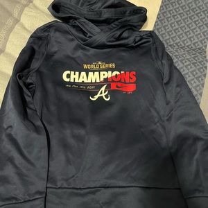 Nike Atlanta Braves Hoodie - Womens.